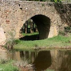 Río Araviana en Noviercas, ayuntamiento de Noviercas